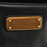 Black Leather Classic Q 2-Way Bowling Bag