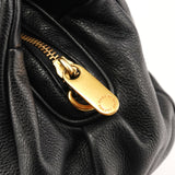 Black Leather Classic Q 2-Way Bowling Bag