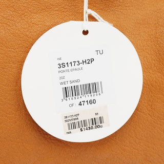 Tan Leather Two-Tone 2-Way Tote Bag