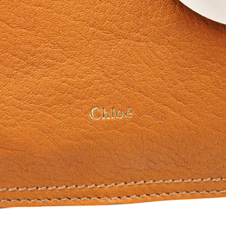 Tan Leather Two-Tone 2-Way Tote Bag