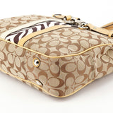 F13993 Beige Zebra Hamptons Tote Bag
