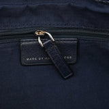Navy Leather Classic Q Bowling 2-Way Bag