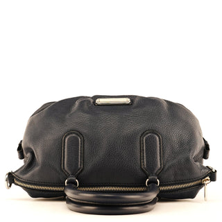 Navy Leather Classic Q Bowling 2-Way Bag