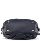 Navy Leather Classic Q Bowling 2-Way Bag