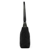 B9230 Black Tessuto Spazzolato Nylon Shoulder Bag