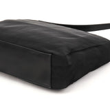 B9230 Black Tessuto Spazzolato Nylon Shoulder Bag