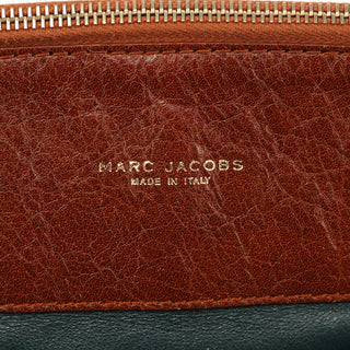 Brown Leather Bowling Bag