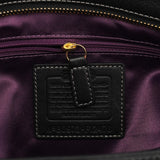 F12476 Black Pebbled Leather Hamptons Tote Bag