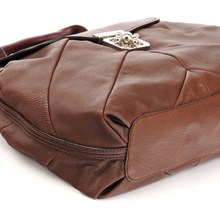 Two-Tone Leather Elsie 2-Way Bag