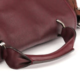 Two-Tone Leather Elsie 2-Way Bag