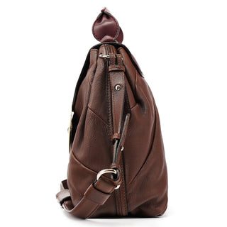 Two-Tone Leather Elsie 2-Way Bag