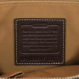 F13977 Bauletto Turnlock in jacquard Signature beige e marrone