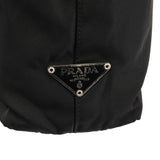 Black Tessuto Metal Handle Nylon Tote Bag