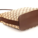 01234 Jackie axelväska i beige och brun GG-canvas