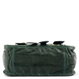 Bay 2-Way Tasche aus grünem Leder