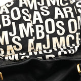 Black Leather Classic Q Fran 2-Way Bag