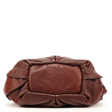 Bittersweet Schultertasche aus braunem Leder