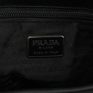 Black Raso Satin Tote Bag