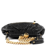 Black Quilted Leather Little Stam Shoulder Bag