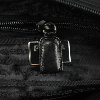 1995 Black Tessuto Nappa Nylon Tote Bag