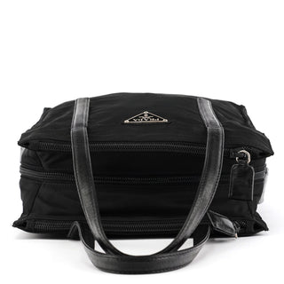 1995 Black Tessuto Nappa Nylon Tote Bag