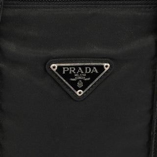 1995 Black Tessuto Nappa Nylon Tote Bag
