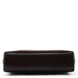 Dark Brown Vitello Chic Shoulder Bag