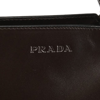 Dark Brown Vitello Chic Shoulder Bag