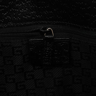 002 1067 Black Canvas Jackie Shoulder Bag