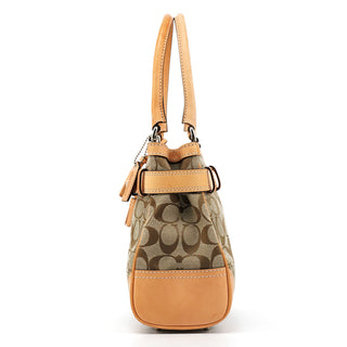 F08K06 Beige Tan Signature Hamptons Tote Bag