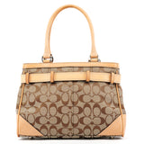 F08K06 Beige Tan Signature Hamptons Tote Bag