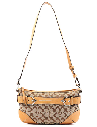 F07077 Beige Signature Soho 2-Way Bag