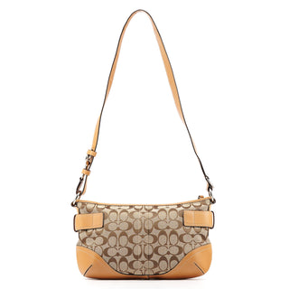 F07077 Beige Signature Soho 2-Way Bag