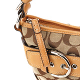 F07077 Beige Signature Soho 2-Way Bag