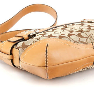F07077 Beige Signature Soho 2-Way Bag