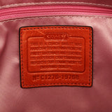 19768 Multi-Pocket 2-Way Bag aus orangefarbenem Leder