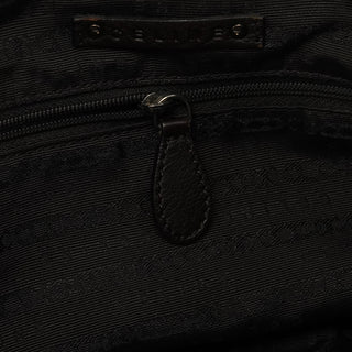 Dark Brown Leather Pillow 2-Way Bag