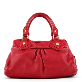 Red Leather Classic Q Baby Groovee 2-Way Bag