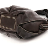 Dark Brown Leather Bittersweet Shoulder Bag