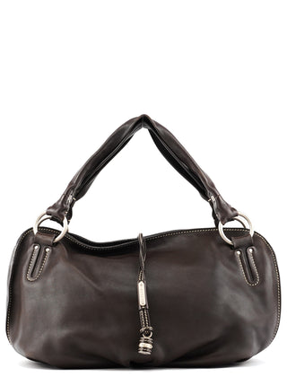 Dark Brown Leather Bittersweet Shoulder Bag
