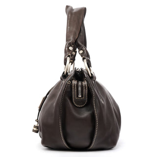 Dark Brown Leather Bittersweet Shoulder Bag