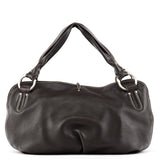 Dark Brown Leather Bittersweet Shoulder Bag