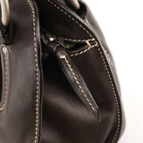 Dark Brown Leather Bittersweet Shoulder Bag