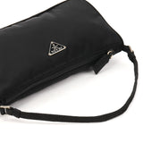 2000 Black Tessuto Nylon Mini Hobo Shoulder Bag