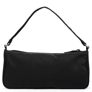 2000 Black Tessuto Nylon Mini Hobo Shoulder Bag