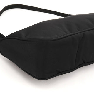 2000 Black Tessuto Nylon Mini Hobo Shoulder Bag