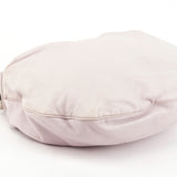 Light Pink Leather Buckle Hobo Bag