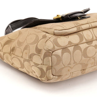 Beige Brown Signature Canvas Soho 2-Way Bag