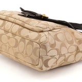 Beige Brown Signature Canvas Soho 2-Way Bag