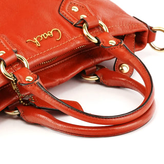 F20342 Red Leather Ashley 2-Way Bag